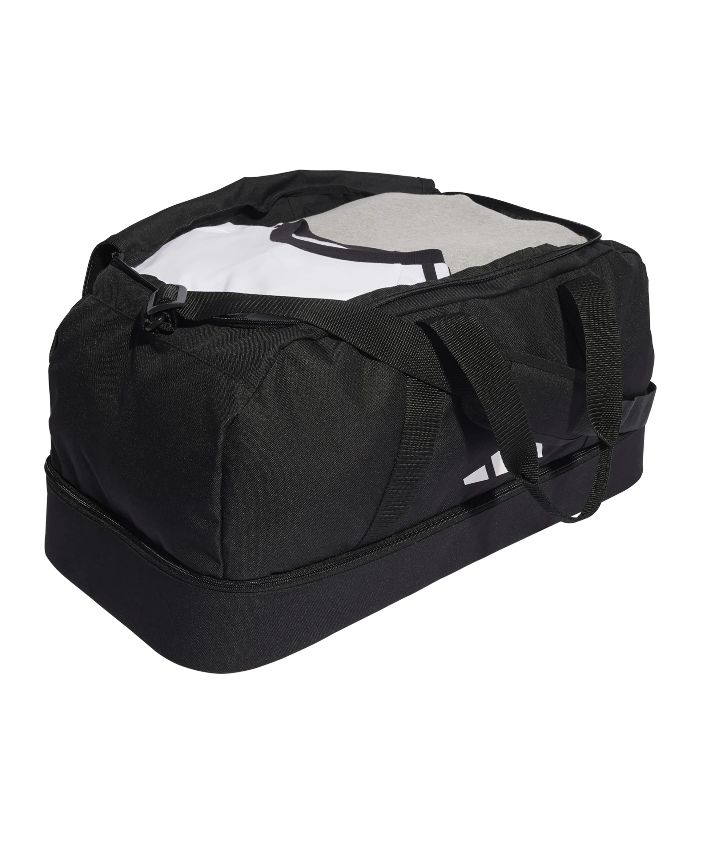 adidas Tiro League Duffel Bag Gr. M Schwarz Weiss