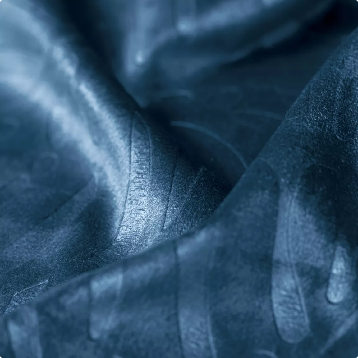 Rideau obscurcissant velours (180 x 260 cm) Fern Bleu marine