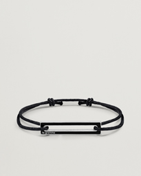 LE GRAMME Lacquered Cord Bracelet Red