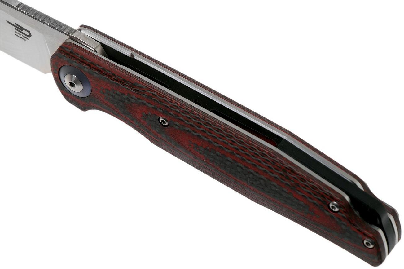 Bestech Ascot Red G10 & Carbonfiber BG19F zakmes