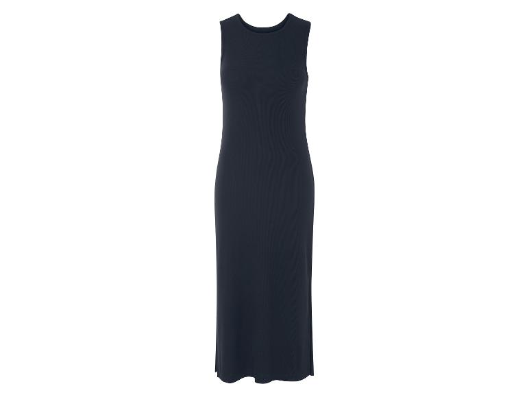 Dames jurk met ribstructuur