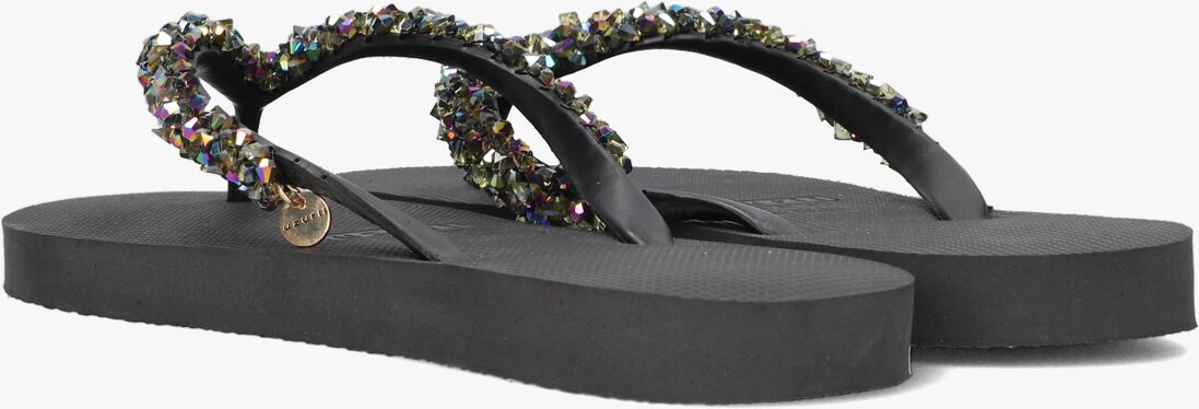 UZURII zwarte uzurii teenslippers classic aby
