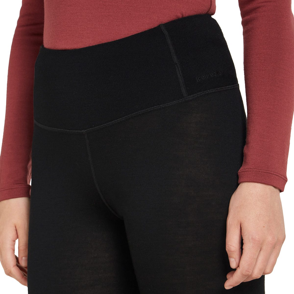Icebreaker 260 Tech High Rise Leggings Damen schwarz