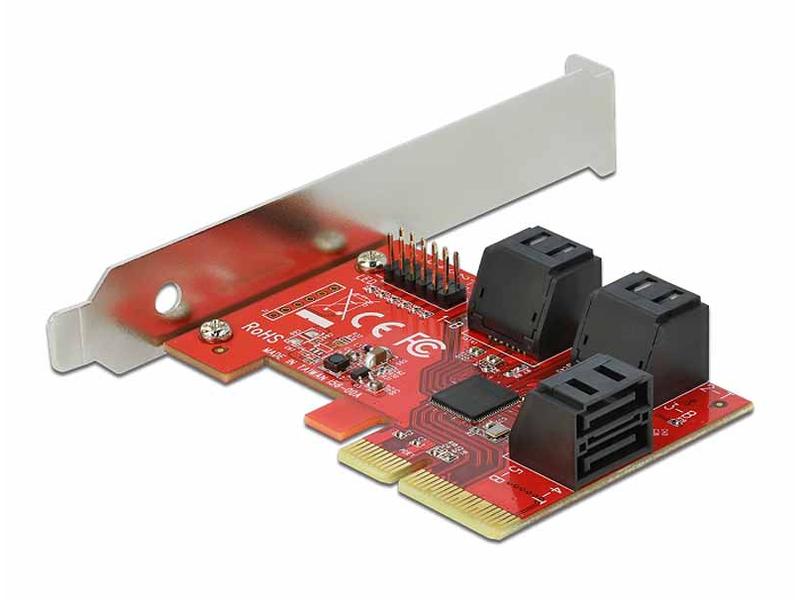 Delock SATA-Controller PCI-Ex4- 6x SATA intern PCI Express x4 Karte zu 6 x intern SATA 6 Gb/s