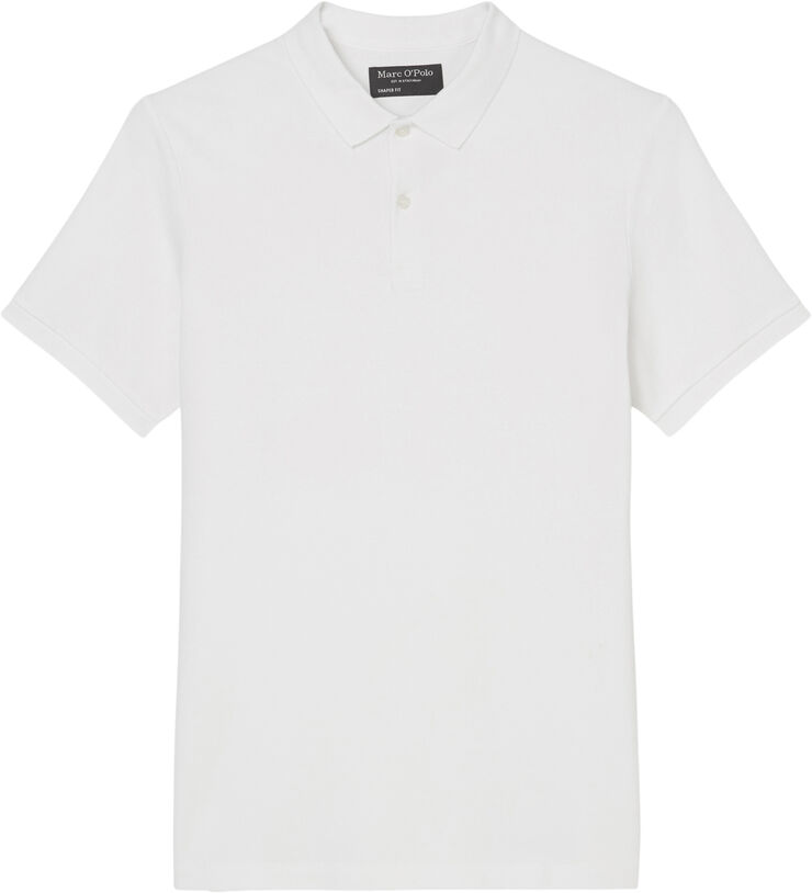 Marc O’Polo Polo, short sleeve, button placket, White