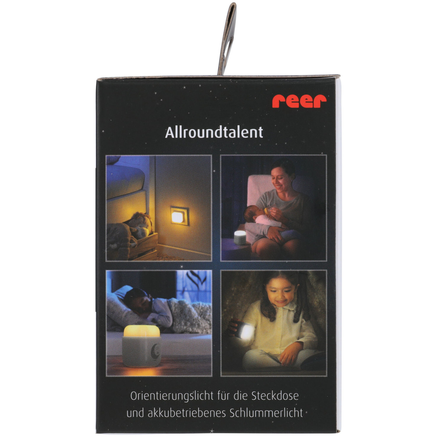 reer 2in1 Sleep Light grau