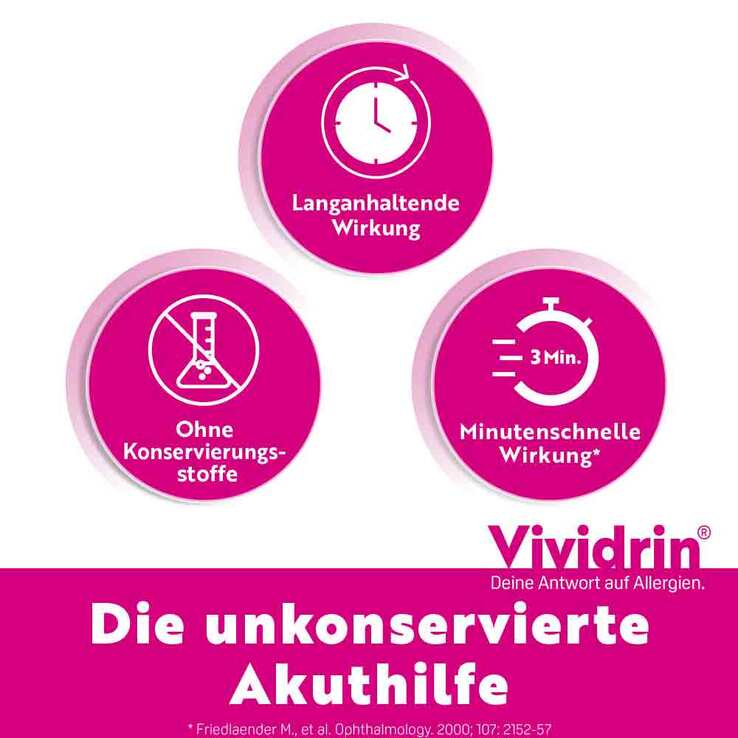 Vividrin Azelastin MDO 0,5 mg / ml Augentropfen Lösung , 10 ml