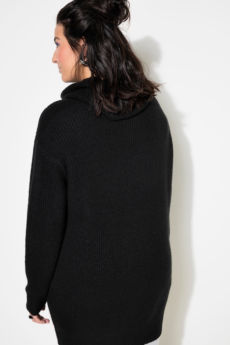 Pullover, oversized, Rollkragen