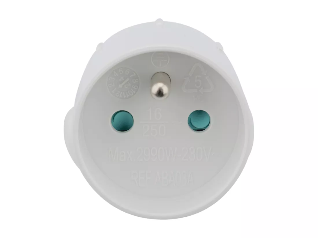 Adaptateur France - Royaume Uni Blanc - Zenitech