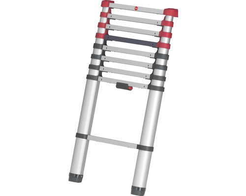 Hailo T80 FlexLine telescopische ladder, aluminium, 9 sporten, werkhoogte 3,4 m