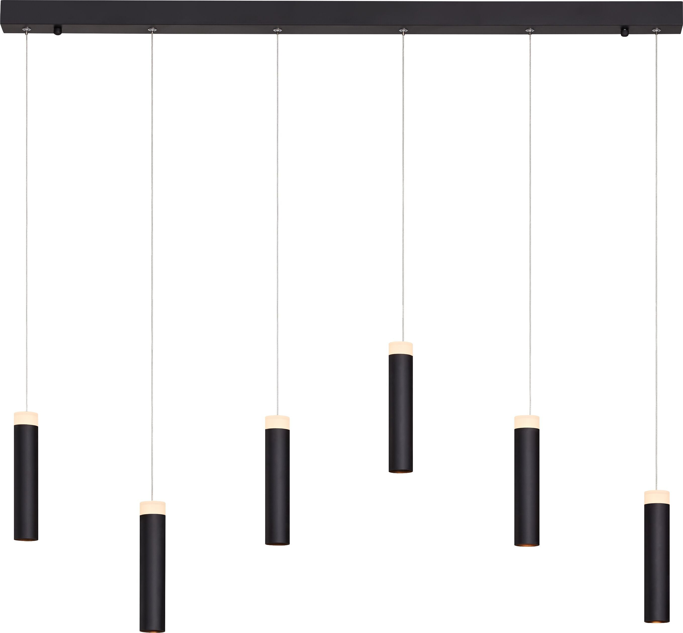 SORIA Hängeleuchte - Schwarz / B: 108.0 cm x T: 4.0 cm x H: 150.0 cm