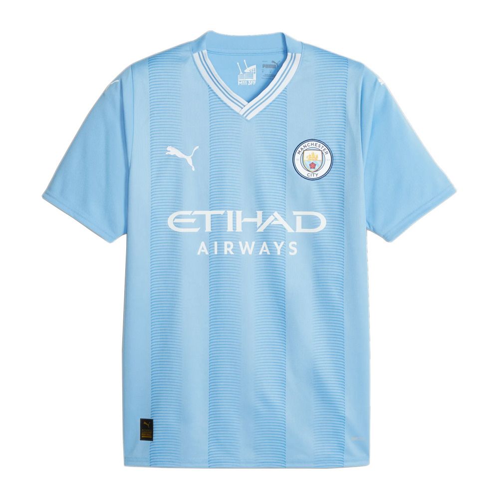 Puma MCFC HOME - Maillot Homme team light blue/puma white