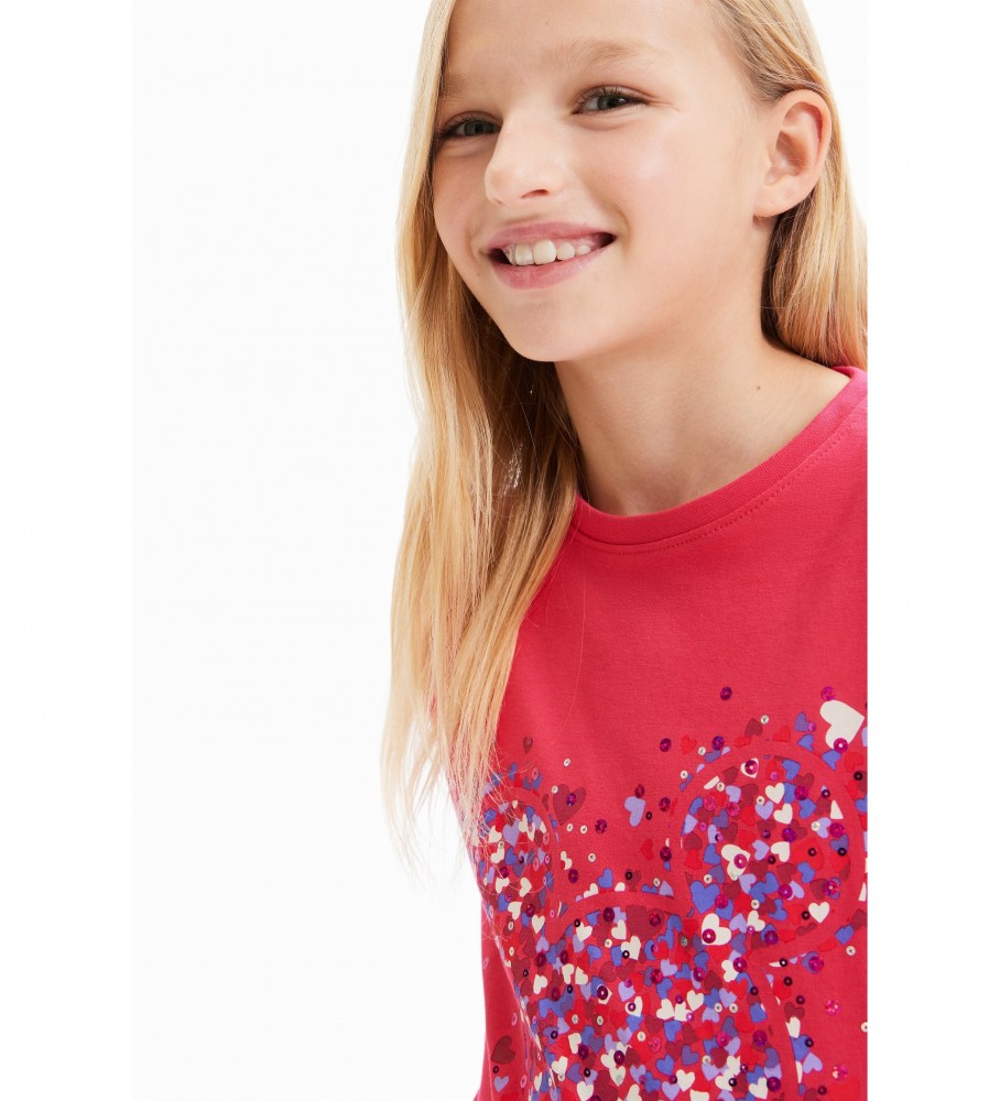 Camiseta vermelha Desigual Laurie Disney