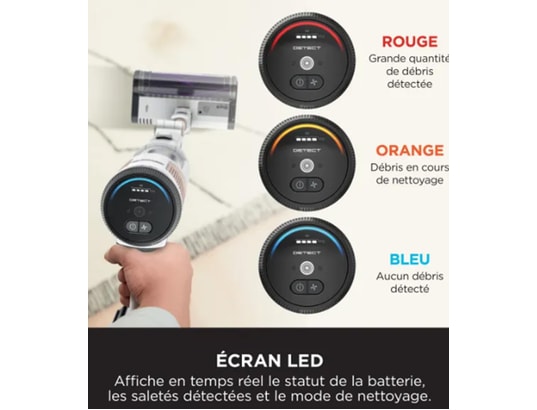 SHARK - Aspirateur balai Detect Clean & Empty IW3612EU