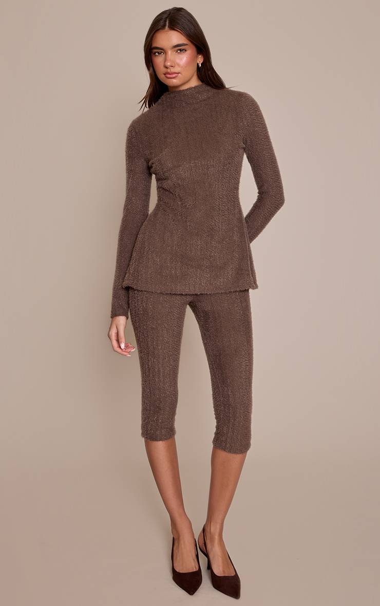 Deep Taupe Ensemble Capri Texturé Brossé Coordonné
