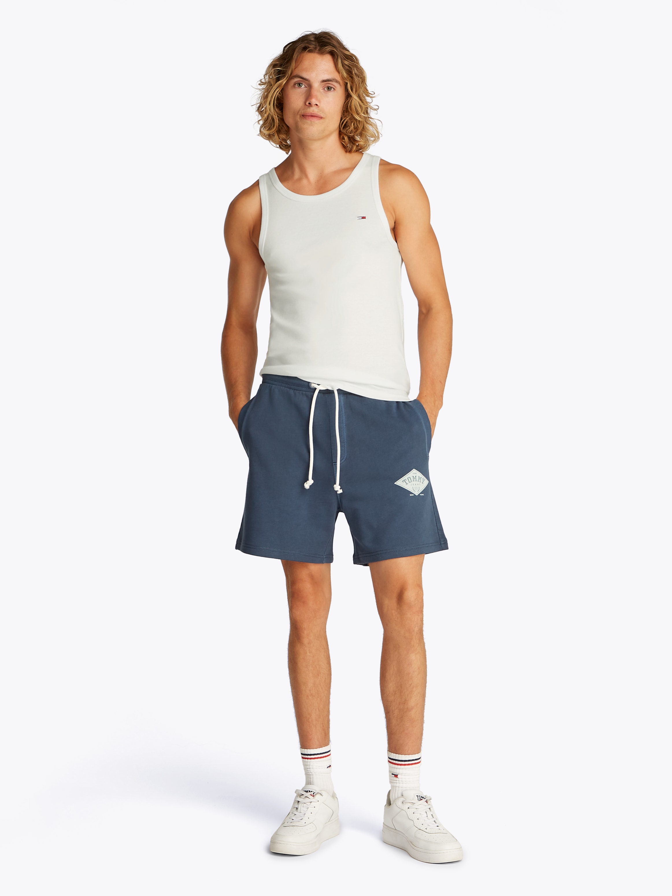 Tommy Jeans Tanktop »TJM XSLIM 2PCK RIB TANK EXT«, 2 Stk. mit gerippter Struktur