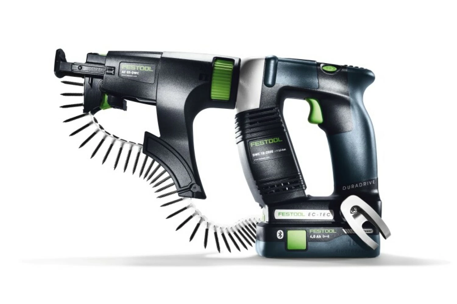Festool DURADRIVE DWC 18-4500-Basic 18V Li-Ion accu bandschroefmachine body in systainer - 14Nm - 55mm