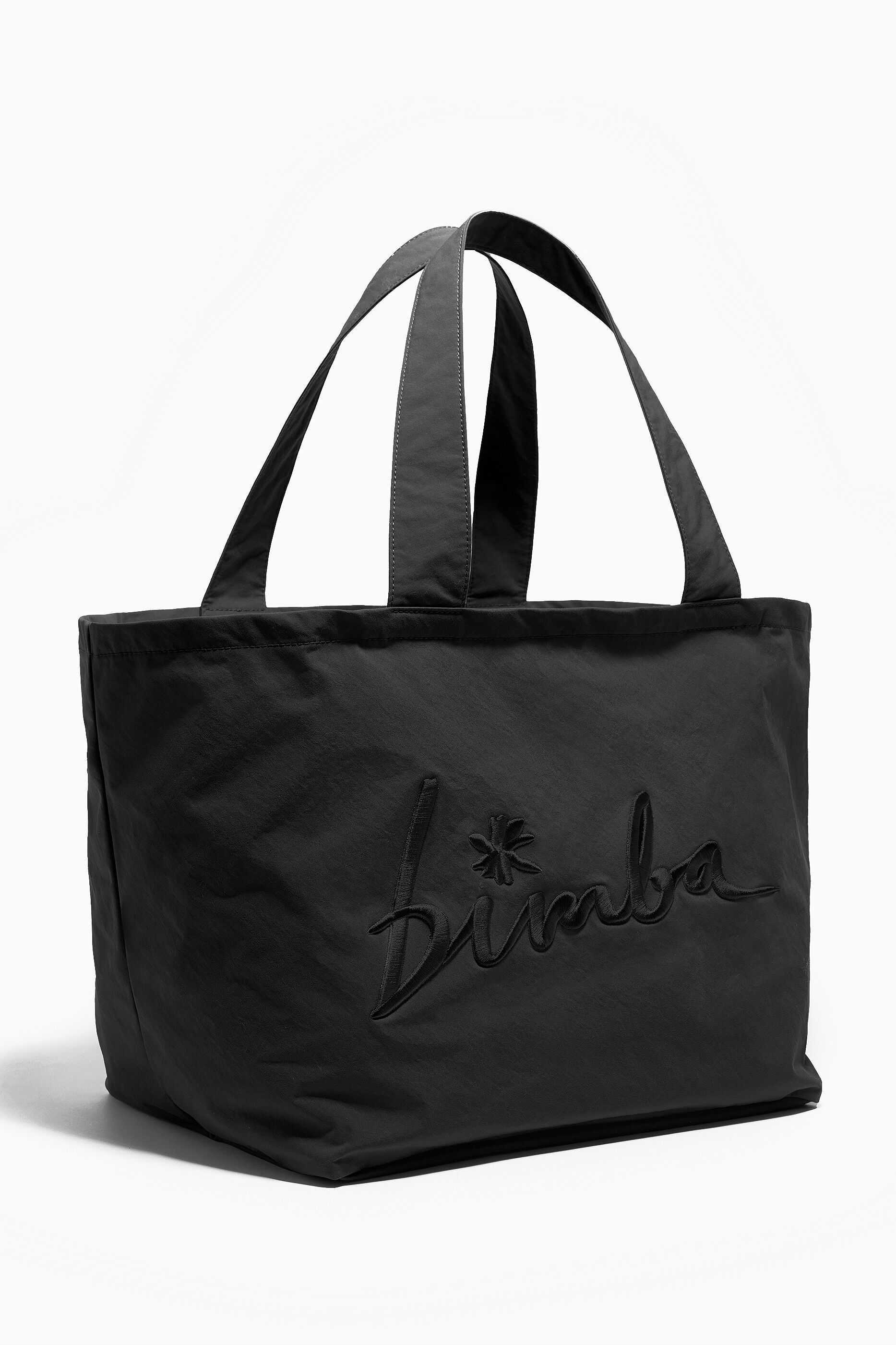 Sacola de compras tamanho XL em nylon preto