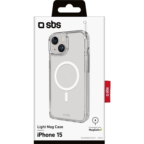 SBS iPhone 15 cover - transparent