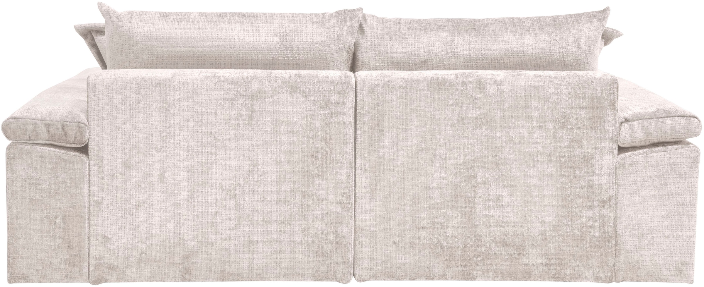 Home affaire Ecksofa »Soft&Cosy XL L-Form, B: 246 cm« Mega-Sofa, Cord oder Chenille-Struktur, mit Federkern & 4 Zierkissen