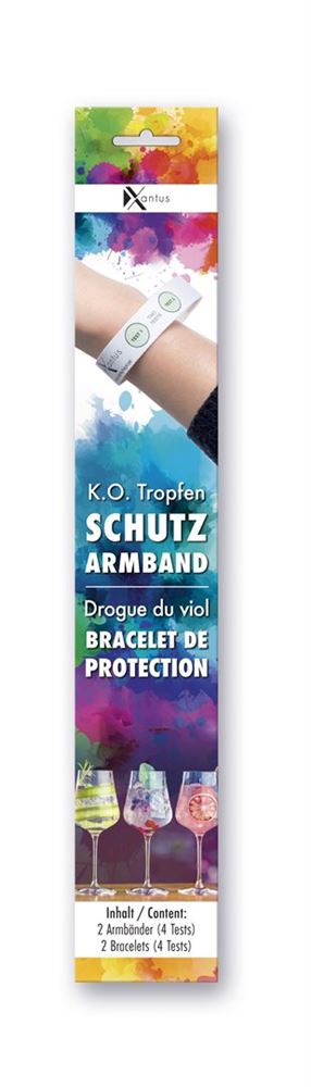 XANTUS K.O.-Tropfen GHB Schutz-Armband 2 Stk