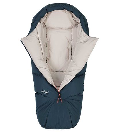 Voksi Fußsack - Adventure North - Poppy Blue/Muschel Sand