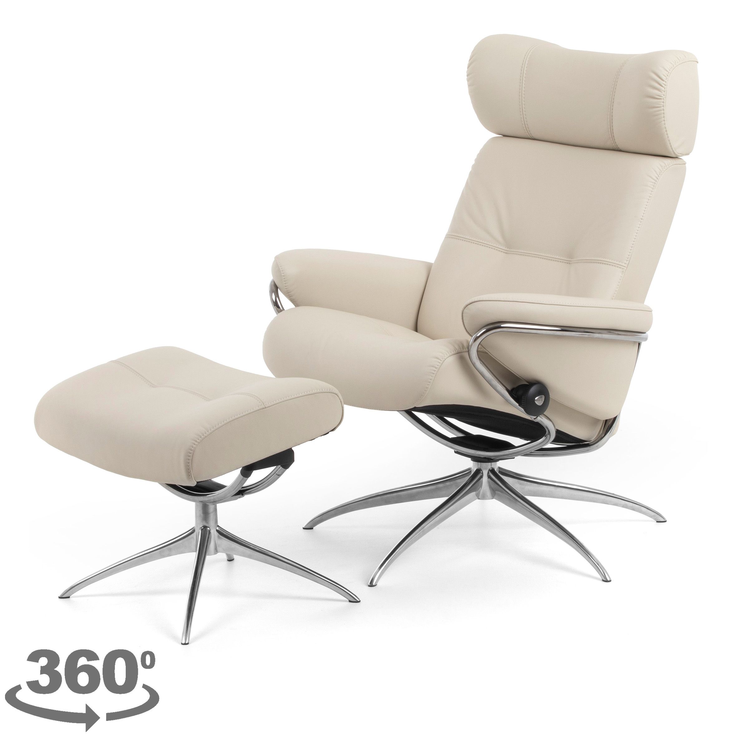 Relaxfauteuil Berlin LowBack met hoofdsteun  | StresslessB82 x D78 x H99 cm