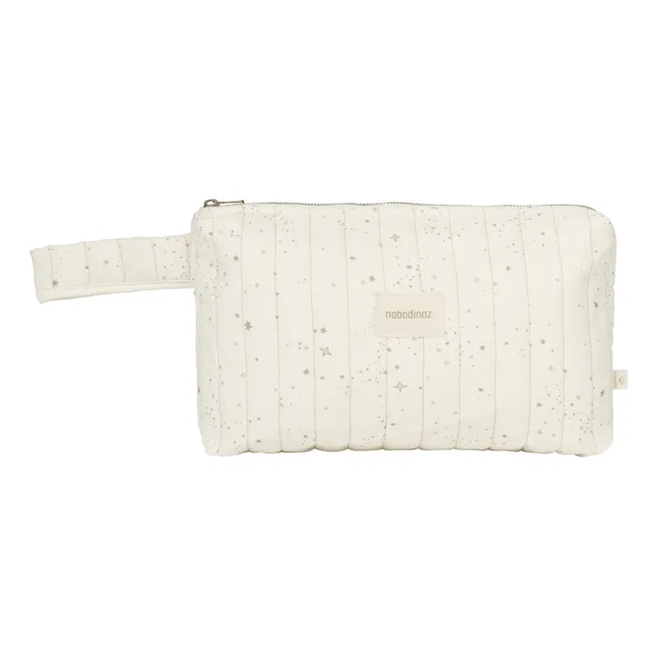 Nobodinoz Trousse de toilette Stories en coton bio | Ecru