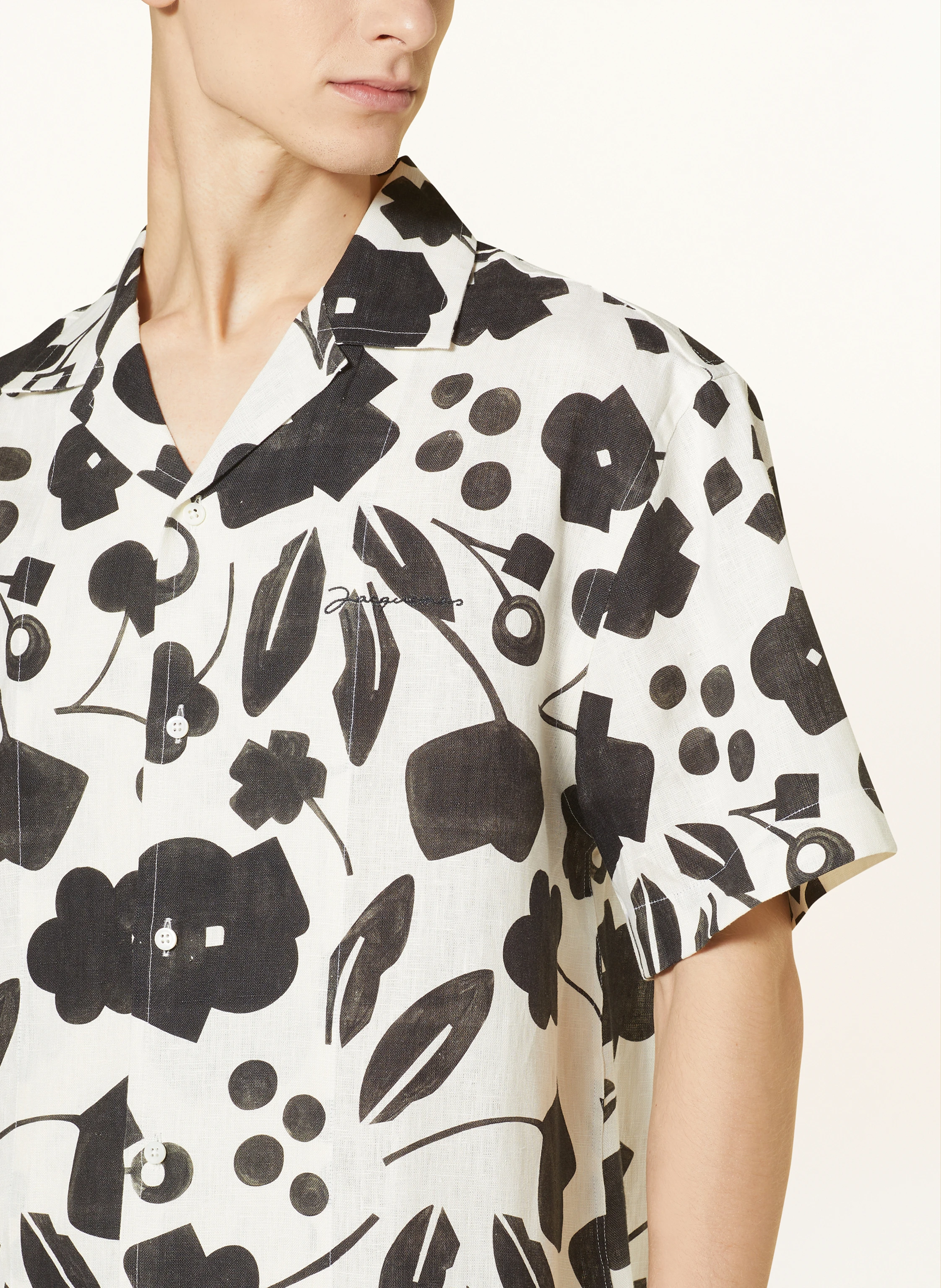 JACQUEMUS Resorthemd LA CHEMISE JEAN Relaxed Fit aus Leinen