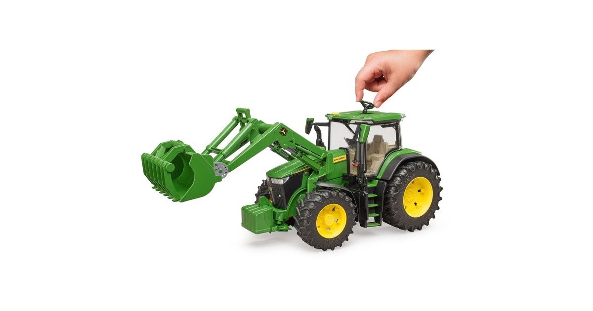 bruderJohn Deere 7R 350 met Frontlader Modelvoertuig  (03151)