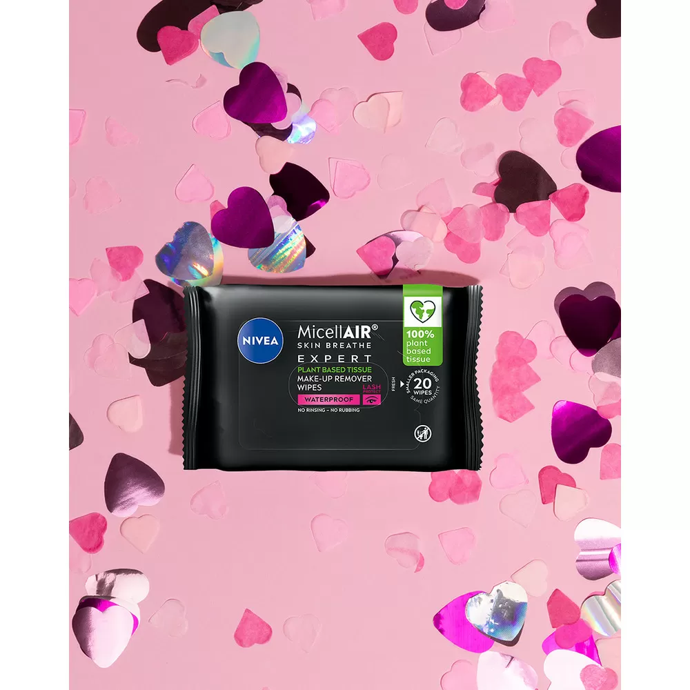 Nivea Micellair Expert Makeup Remover Wipes - 20 stk.