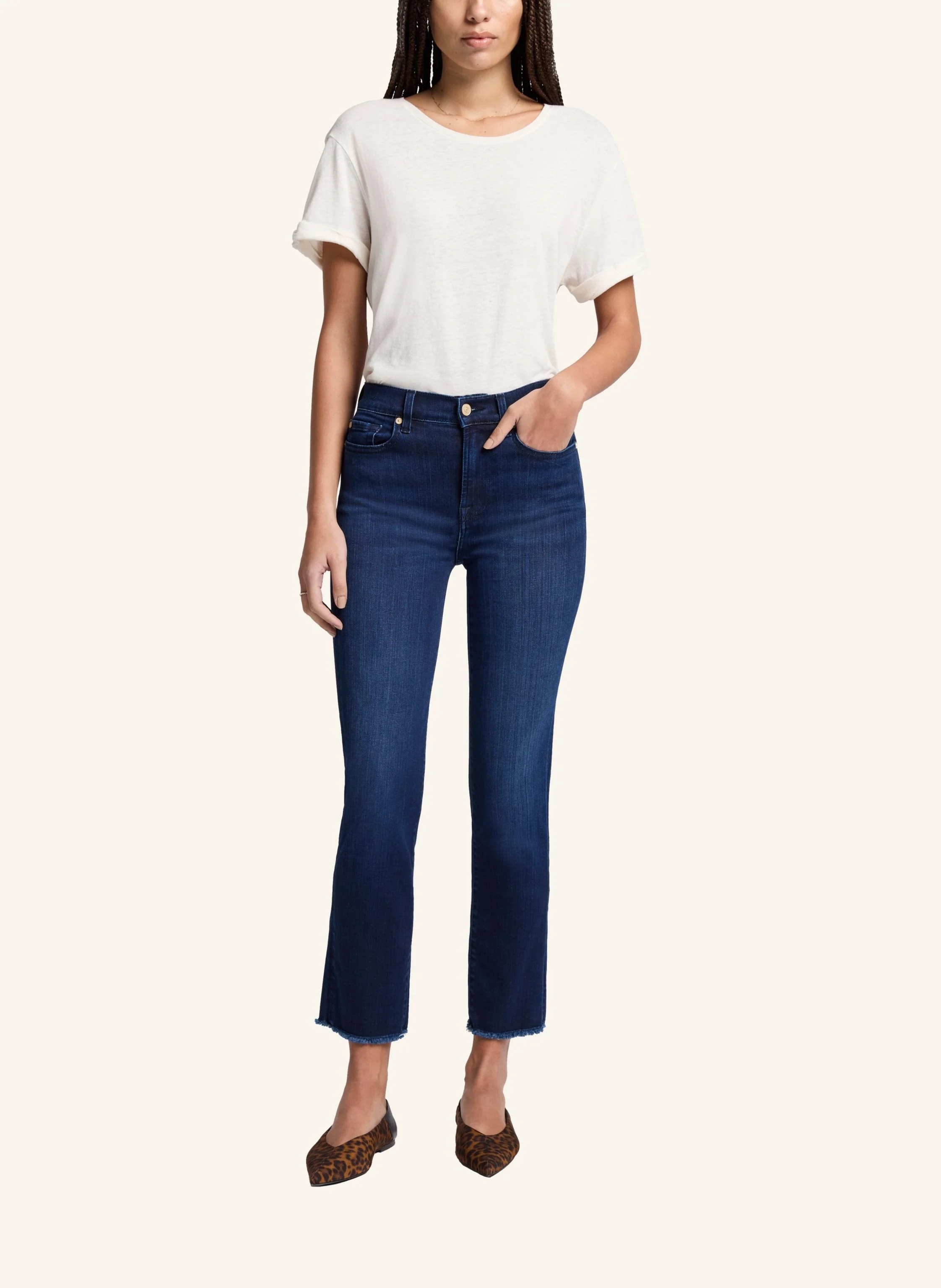 7 for all mankind Jeans THE STRAIGHT CROP Straight fit