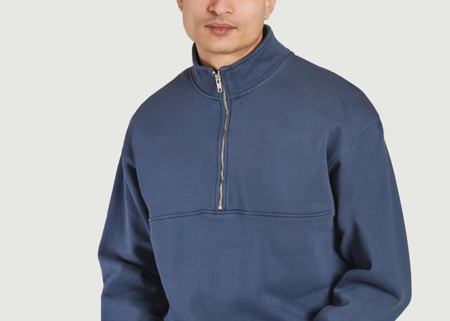 Sweat Quarter Zip Colorful Standard