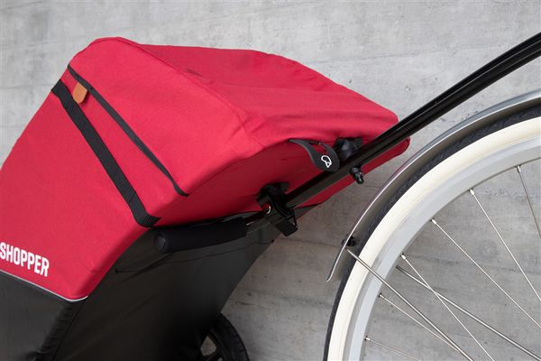 VELOSHOPPER Einkaufswagen  rot