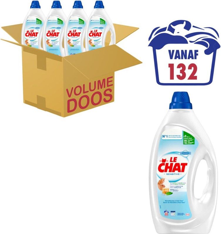 Le Chat - Vloeibaar Wasmiddel - Sensitive - 1.5L