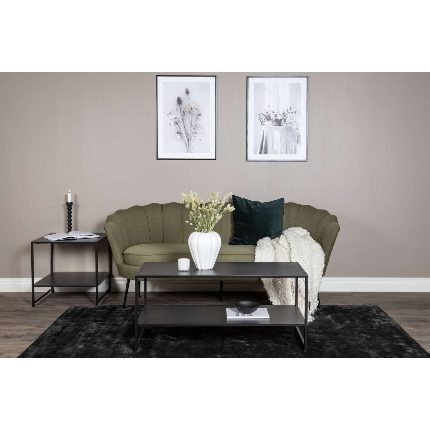 Venture Home Calais Bank 78 x 78,5 x 180 - Groen