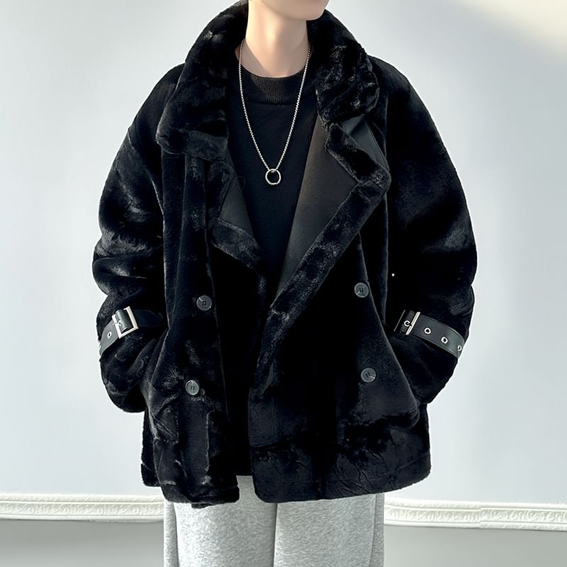 Freehop - Dubbelrijs fleece gevoerde jas