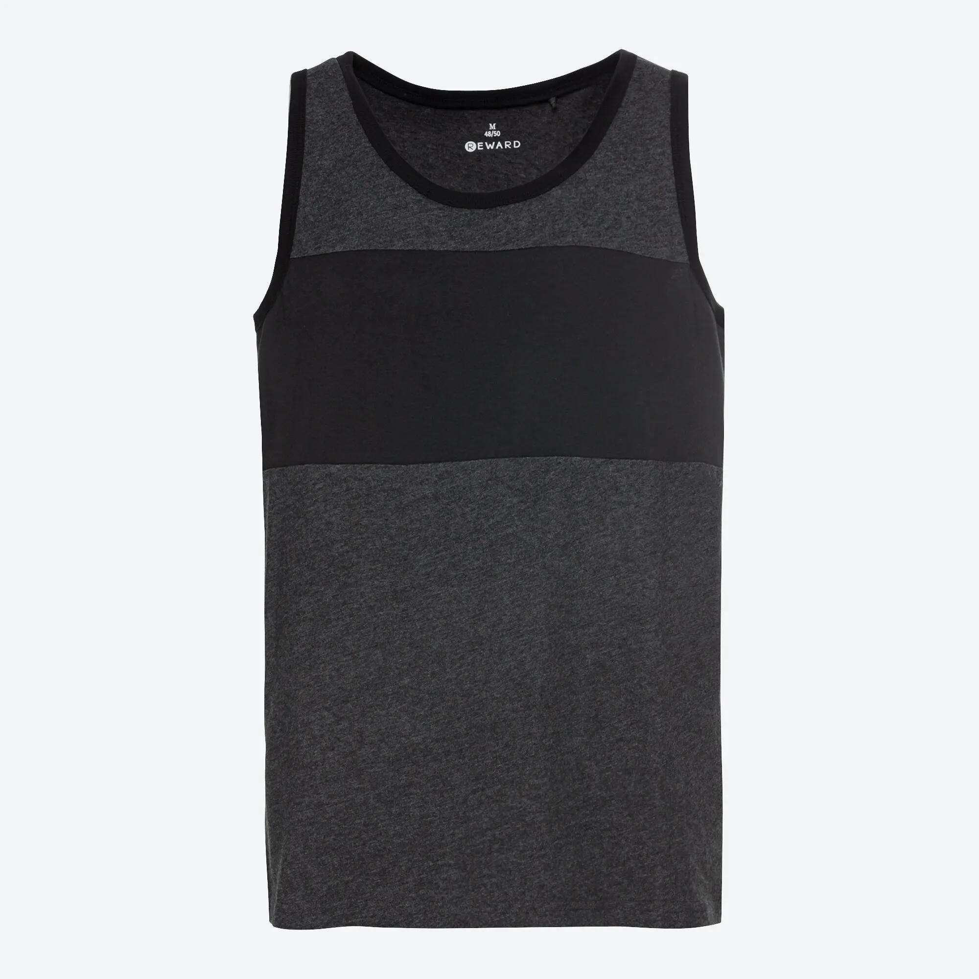 Herren-Muskelshirt mit Blockstreifen