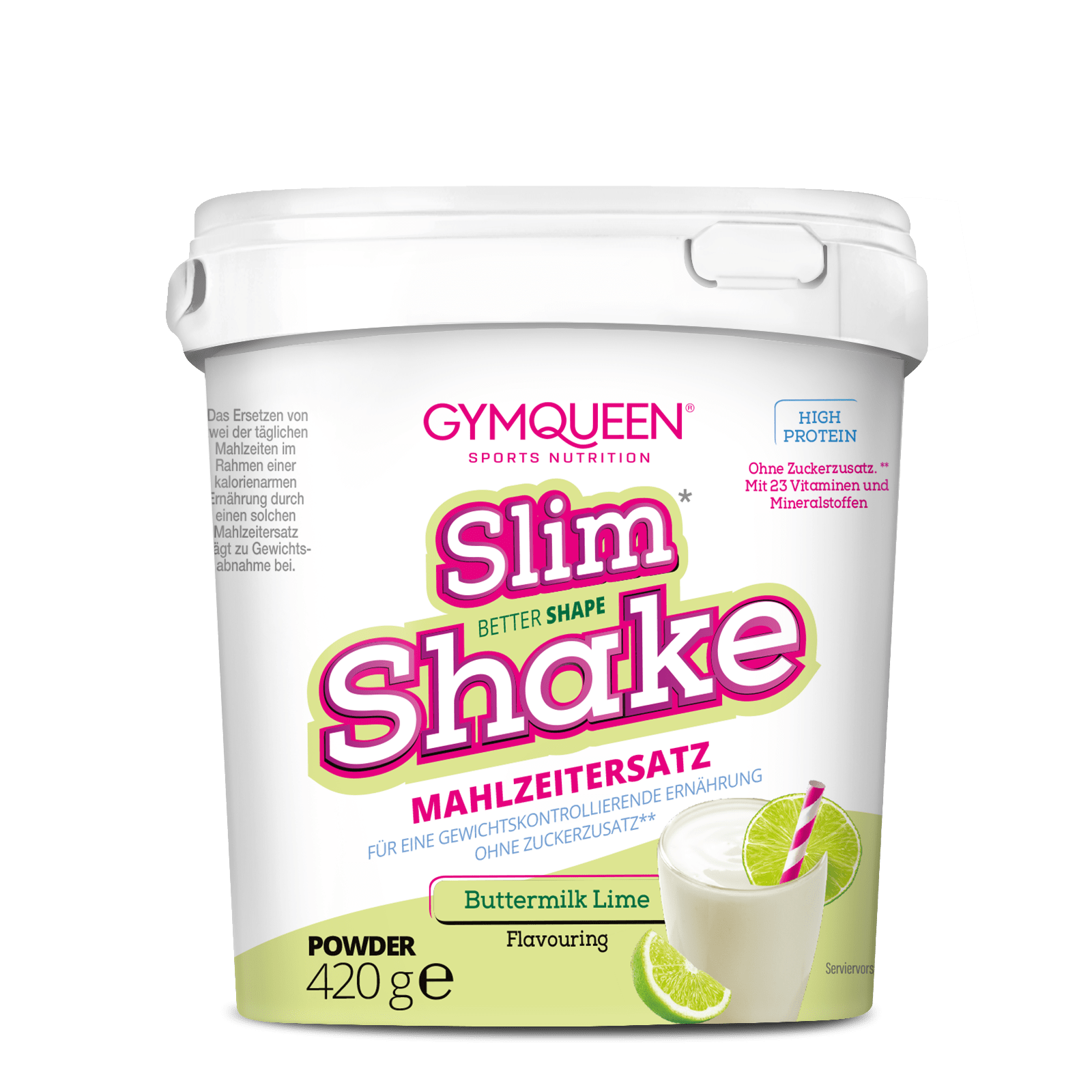 Slim Shake Mahlzeitersatz-Shake - 420g - Buttermilk-Lime
