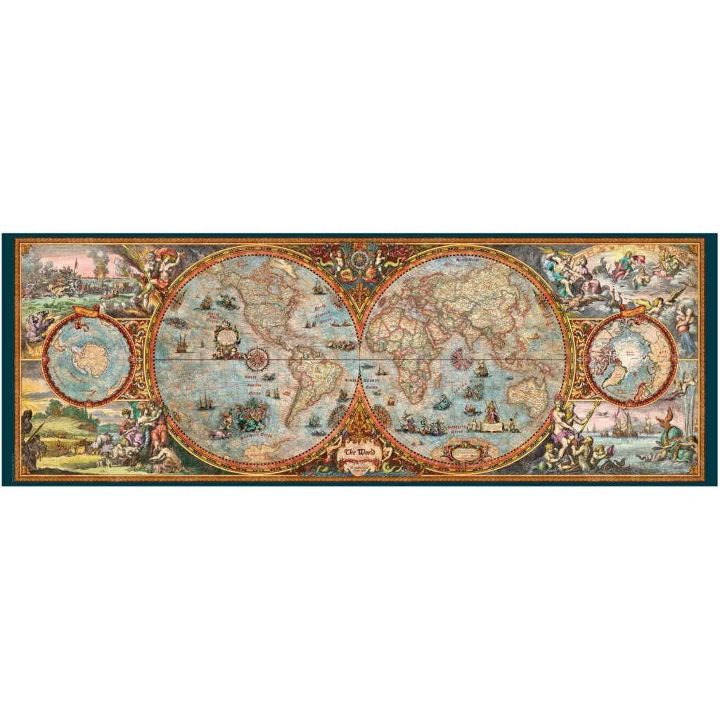 Puzzle - Hemisphere Map de Rajko Zigic - 6000 pièces