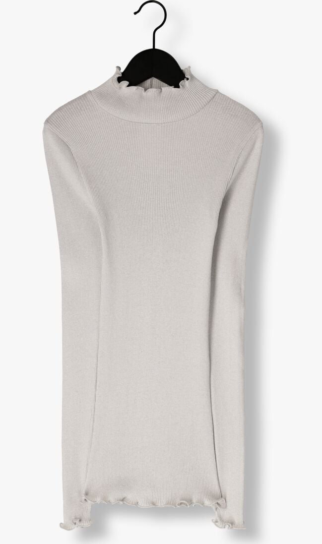 lichtgrijze rosemunde top boston turtleneck w/ lurex