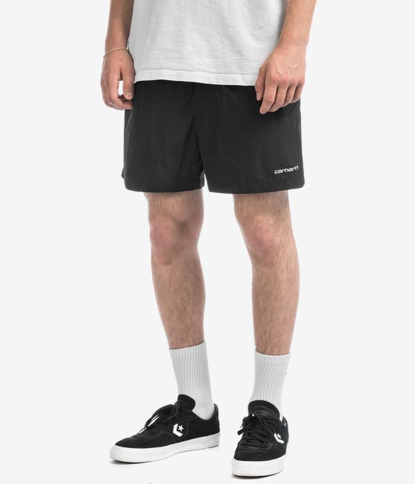 Carhartt WIP Tobes Swim Boardshorts (black white)