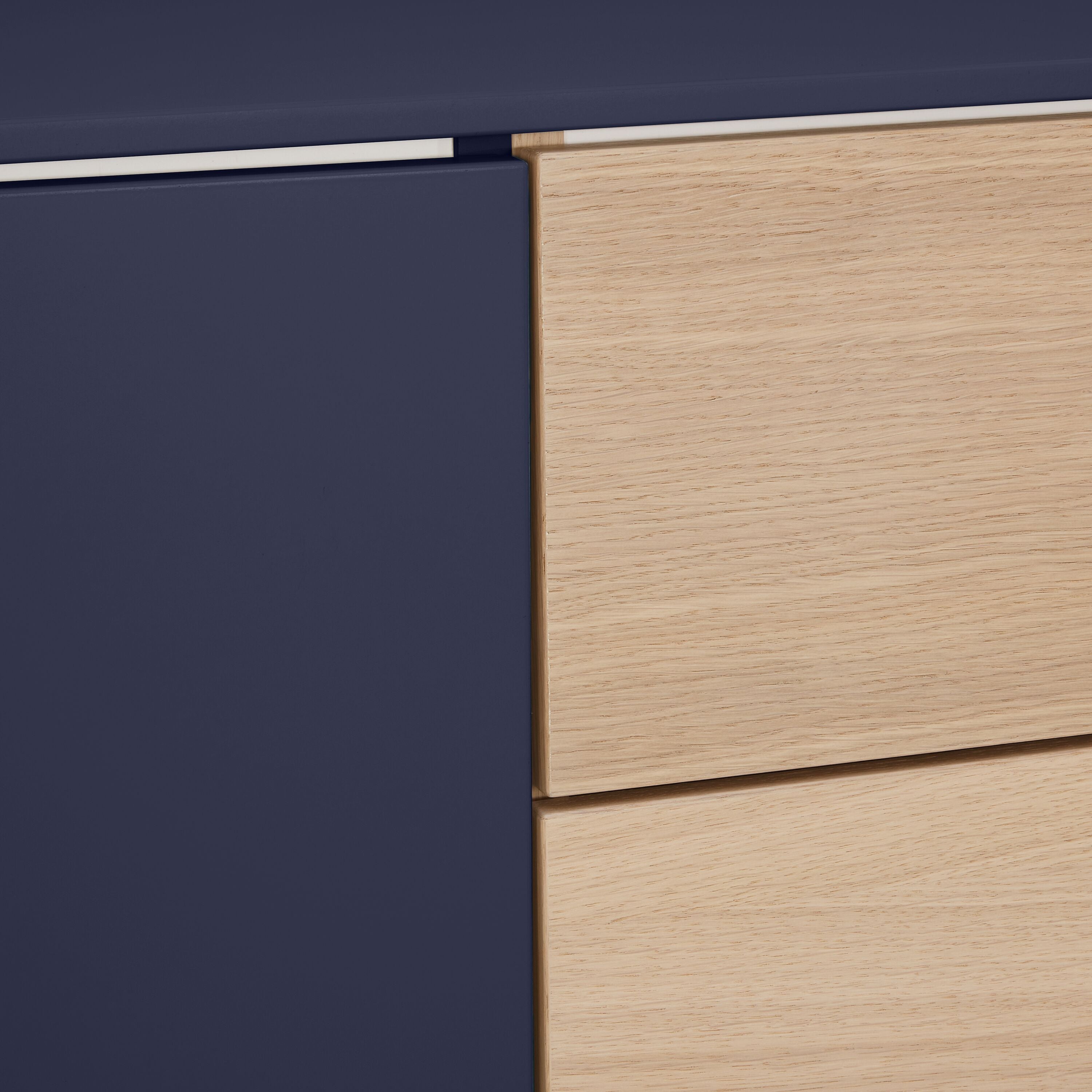 TILL Sideboard - Nachtblau / B: 168.0 cm x T: 41.0 cm x H: 77.0 cm