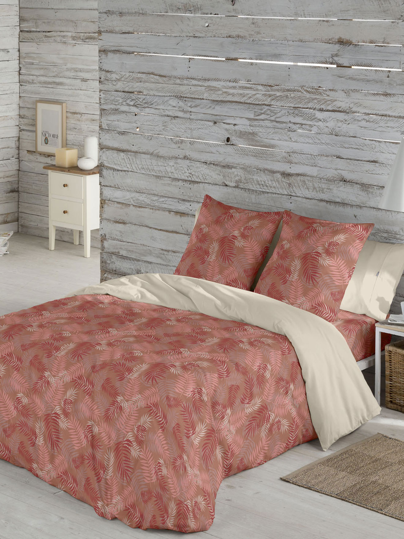 Taies Feuillages pur coton