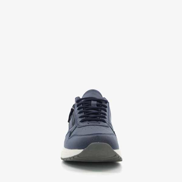 Blue Box heren sneakers blauw met rits