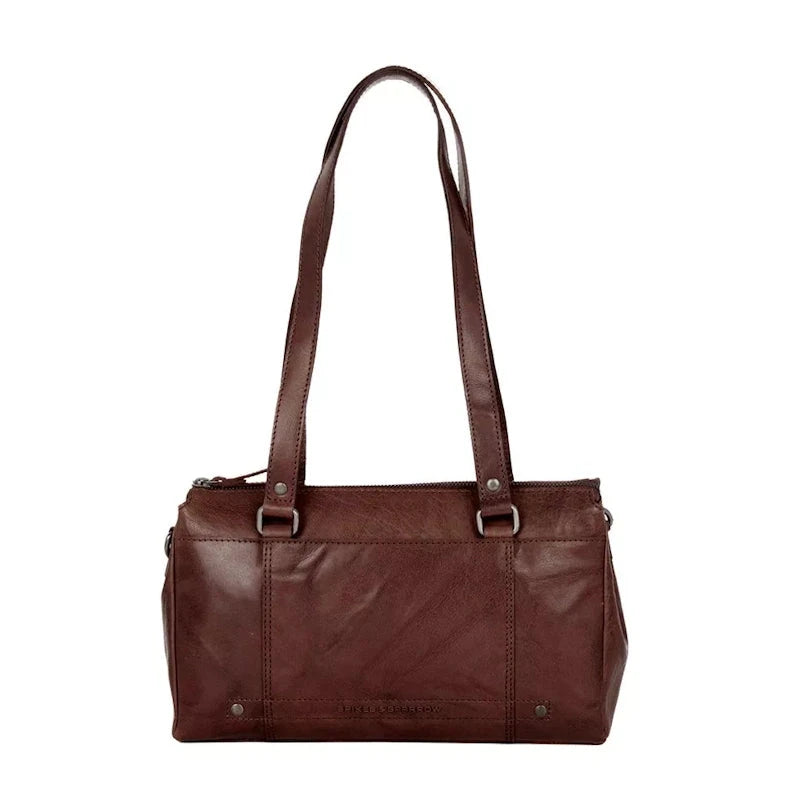 Spikes & Sparrow Bronco Handtas Jeaninne Dark Brown