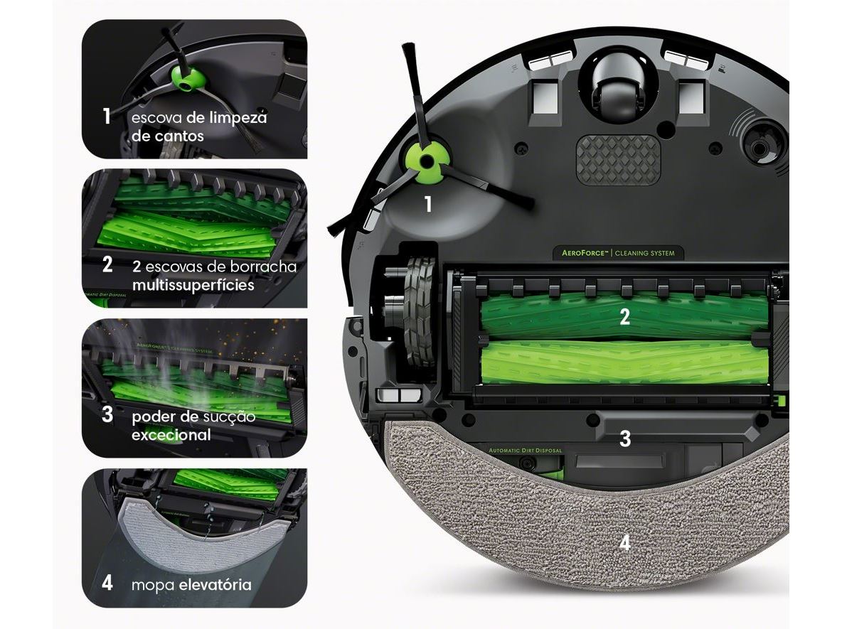 ASPIRADOR ROBOT IROBOT C715840 ROOMBA COMBO J7