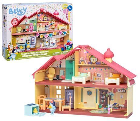 Bluey - Feest Huis - Speelset - Multicolor - Kunststof