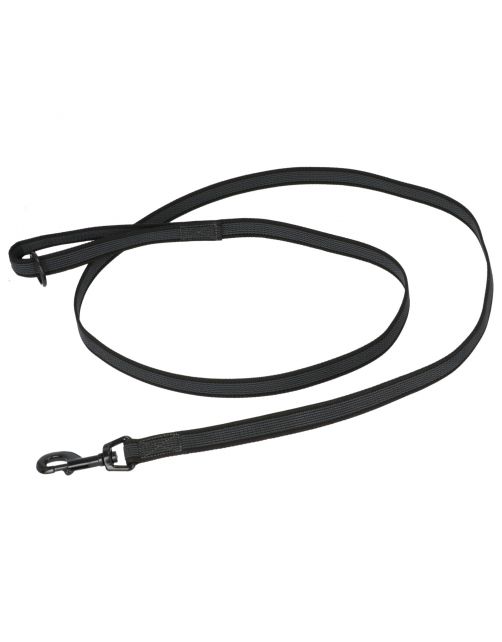 Adori Nylon Anti-Sliplijn Met Handvat - Hondenriem - 180x2.0 cm Zwart L