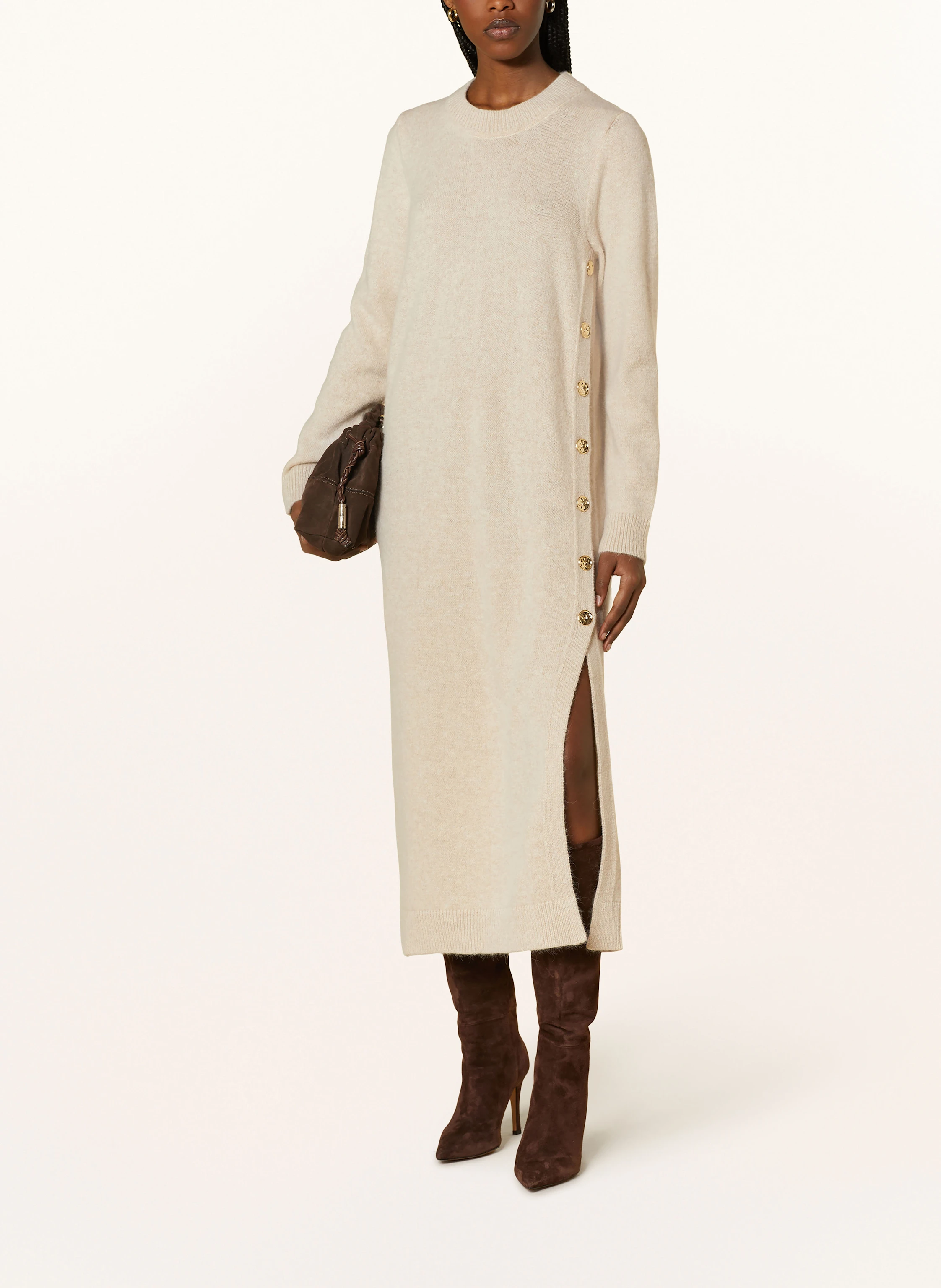 ba&sh Kleid DOREE mit Alpaka